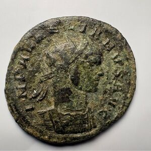 Roman Empire Aurelian 270–275 AD Antoninianus Sol Reverse Bronze Coin